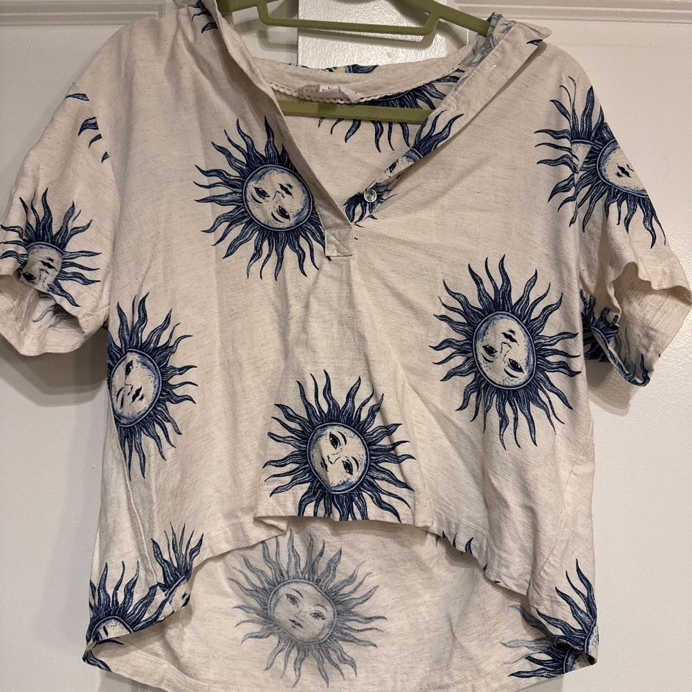 Jane + Delancy Moon Linen Shirt